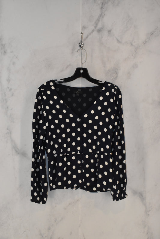 Top Long Sleeve By J Crew  Size: 4