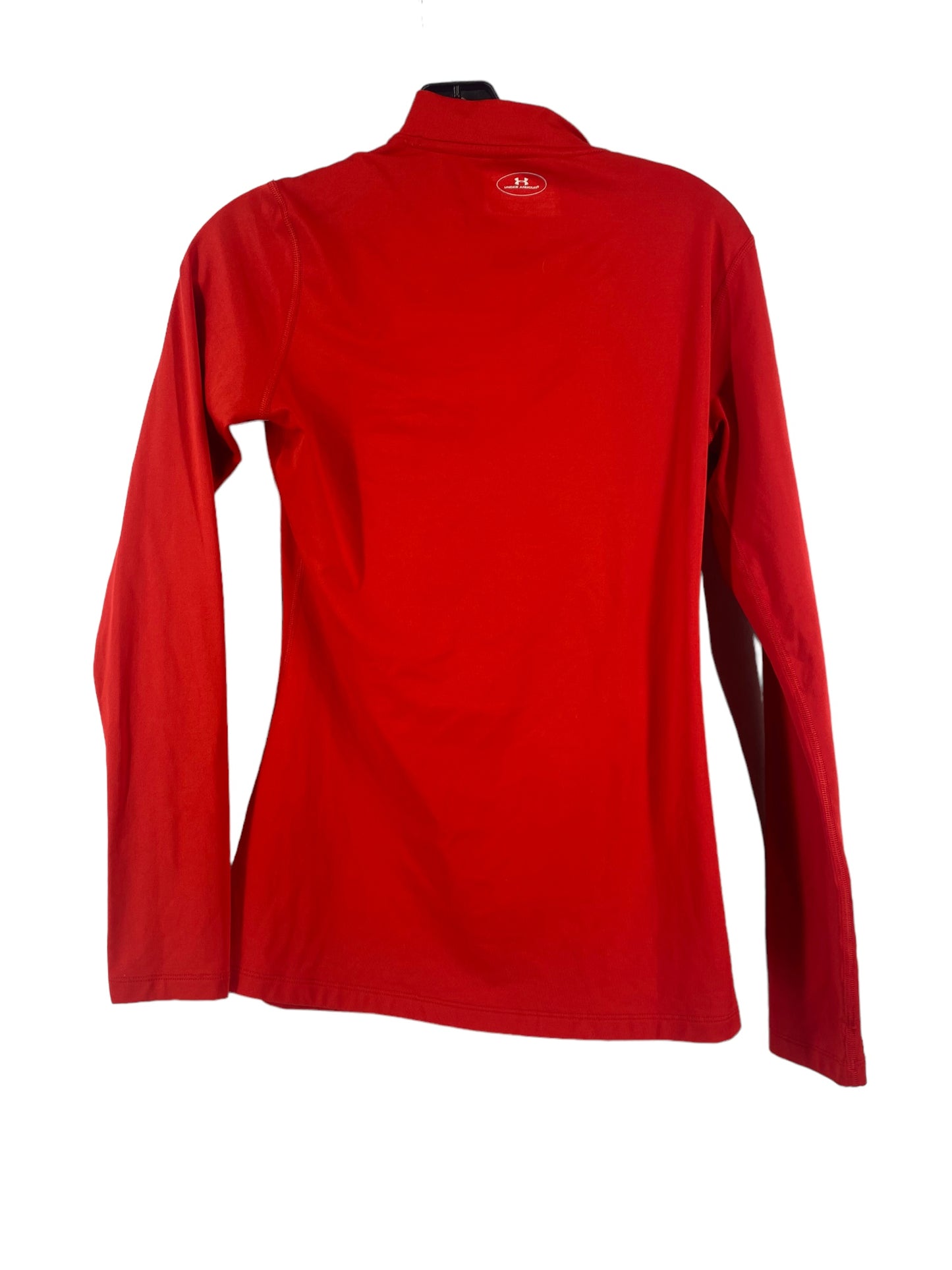 Athletic Top Long Sleeve Collar By Under Armour  Size: S