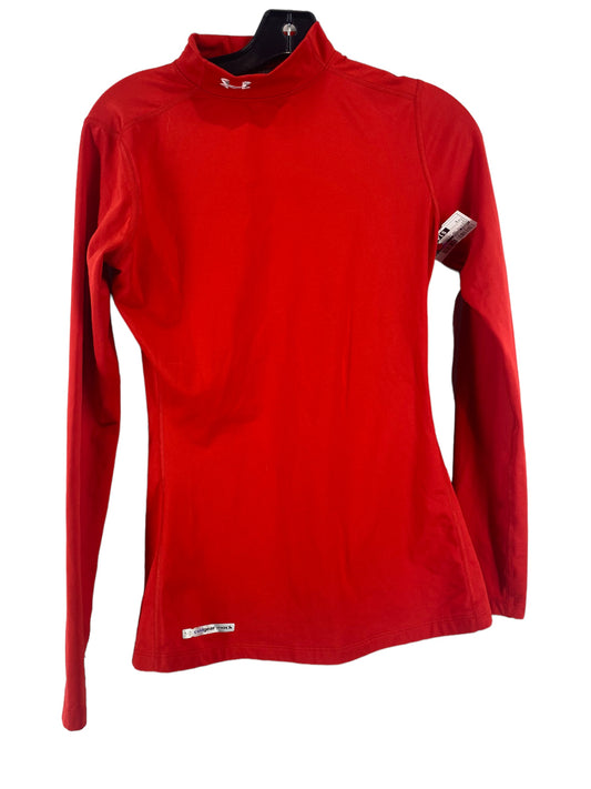 Athletic Top Long Sleeve Collar By Under Armour  Size: S