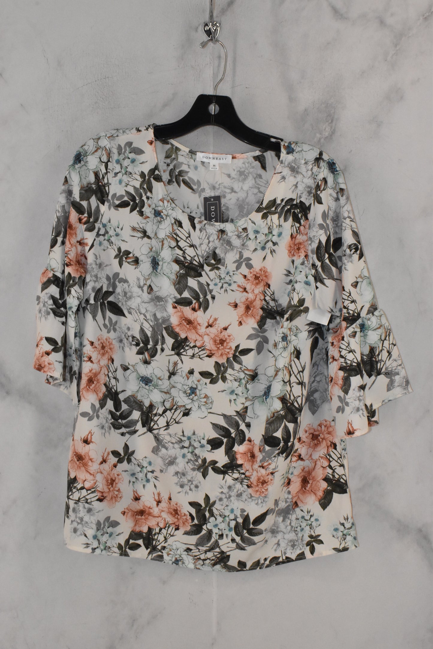 Top 3/4 Sleeve By Downeast  Size: M