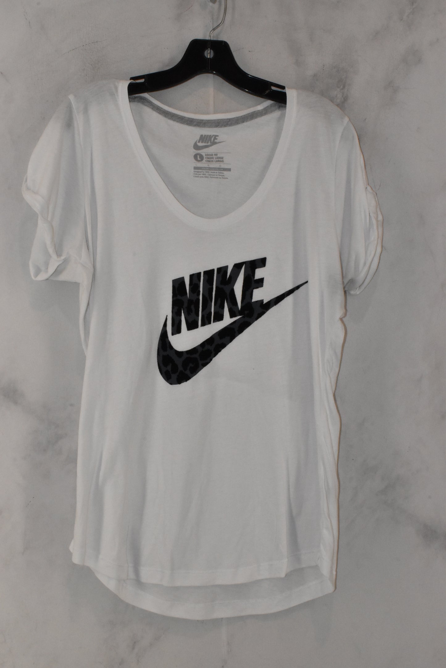 Top Short Sleeve By Nike Apparel  Size: L