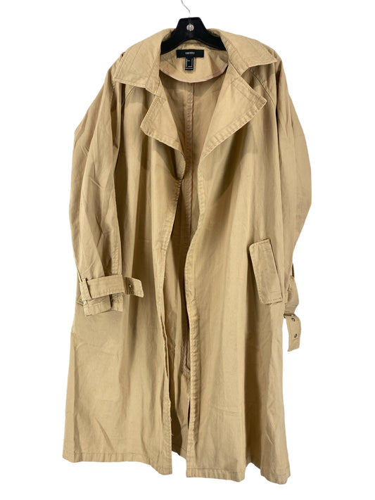 Coat Trenchcoat By Forever 21  Size: S