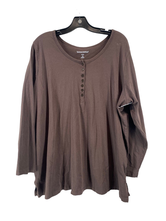 Top Long Sleeve By Woman Within  Size: 2x