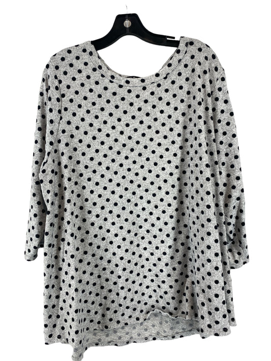 Top Long Sleeve By Kim & Cami  Size: 3x